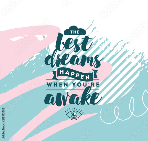Typography for poster, invitation, greeting card or t-shirt.