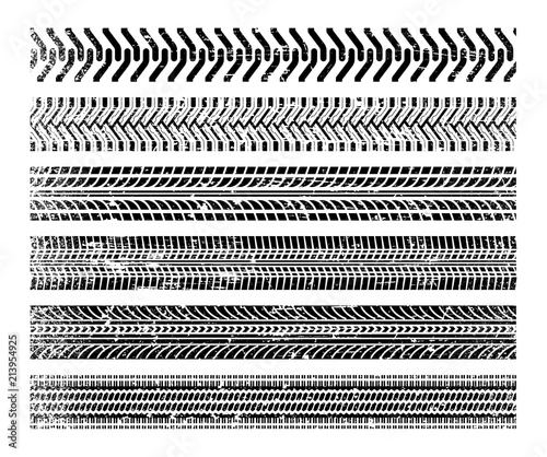Tire tracks set