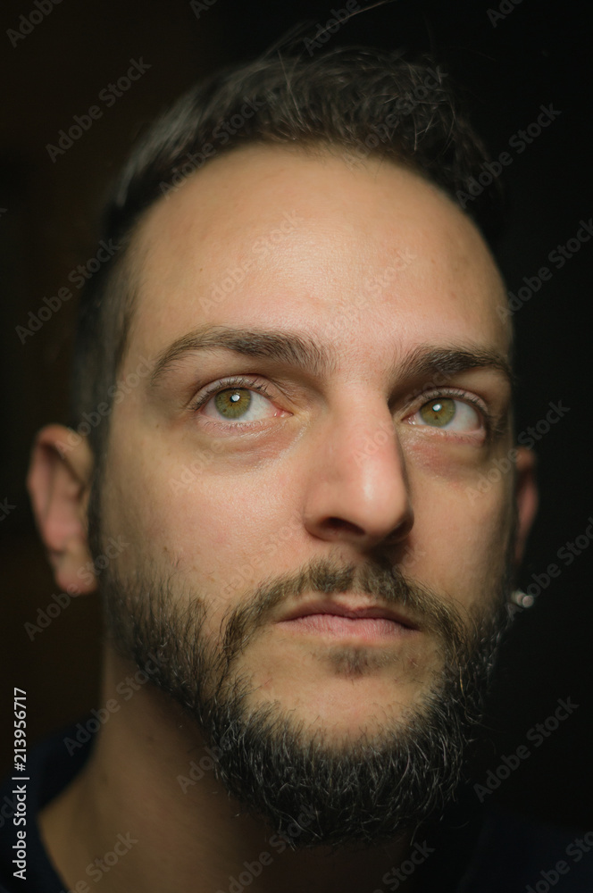 Obraz premium Retrato Rosto Masculino