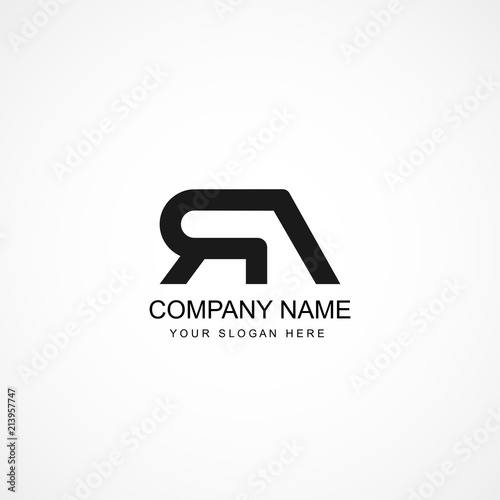Initial Letter RA Logo Template Design