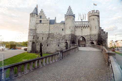 National Maritime Museum "The Steen" in Antwerp, Belgium.