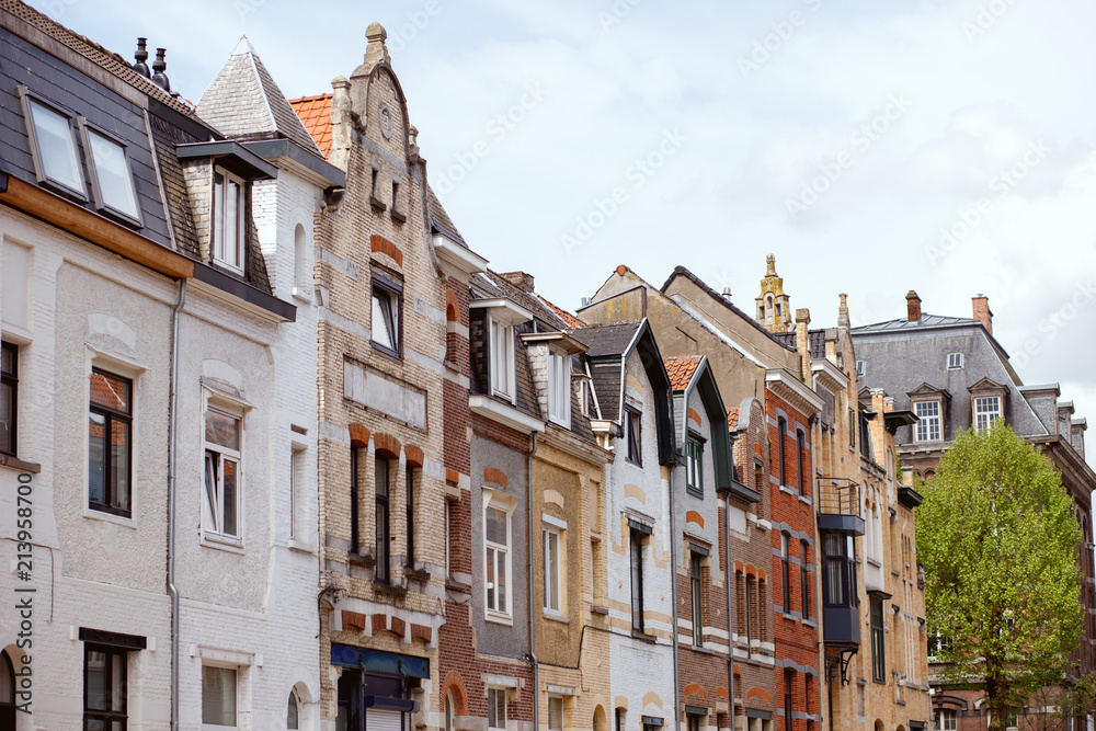 Old street in Ghent, Belgium