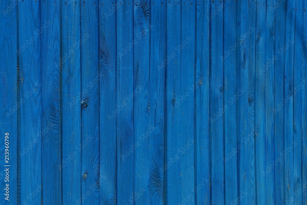 blue texture of wooden planks on the fence blue texture of wooden planks on the fence