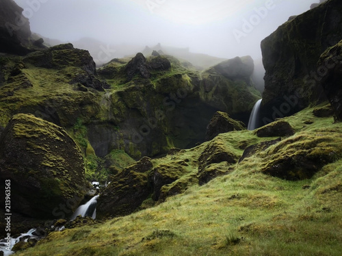 Incredible green canyon