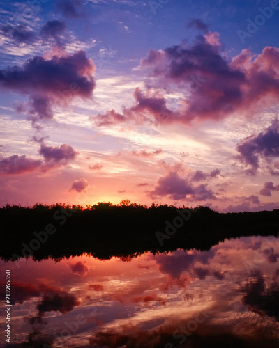 Sunrise At West Lake In The Everglades