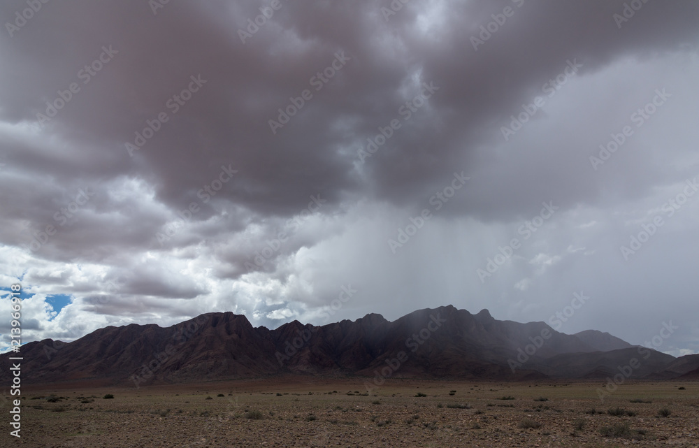 Storm over Mountains in Namibia Storm over Mountains in Namibia