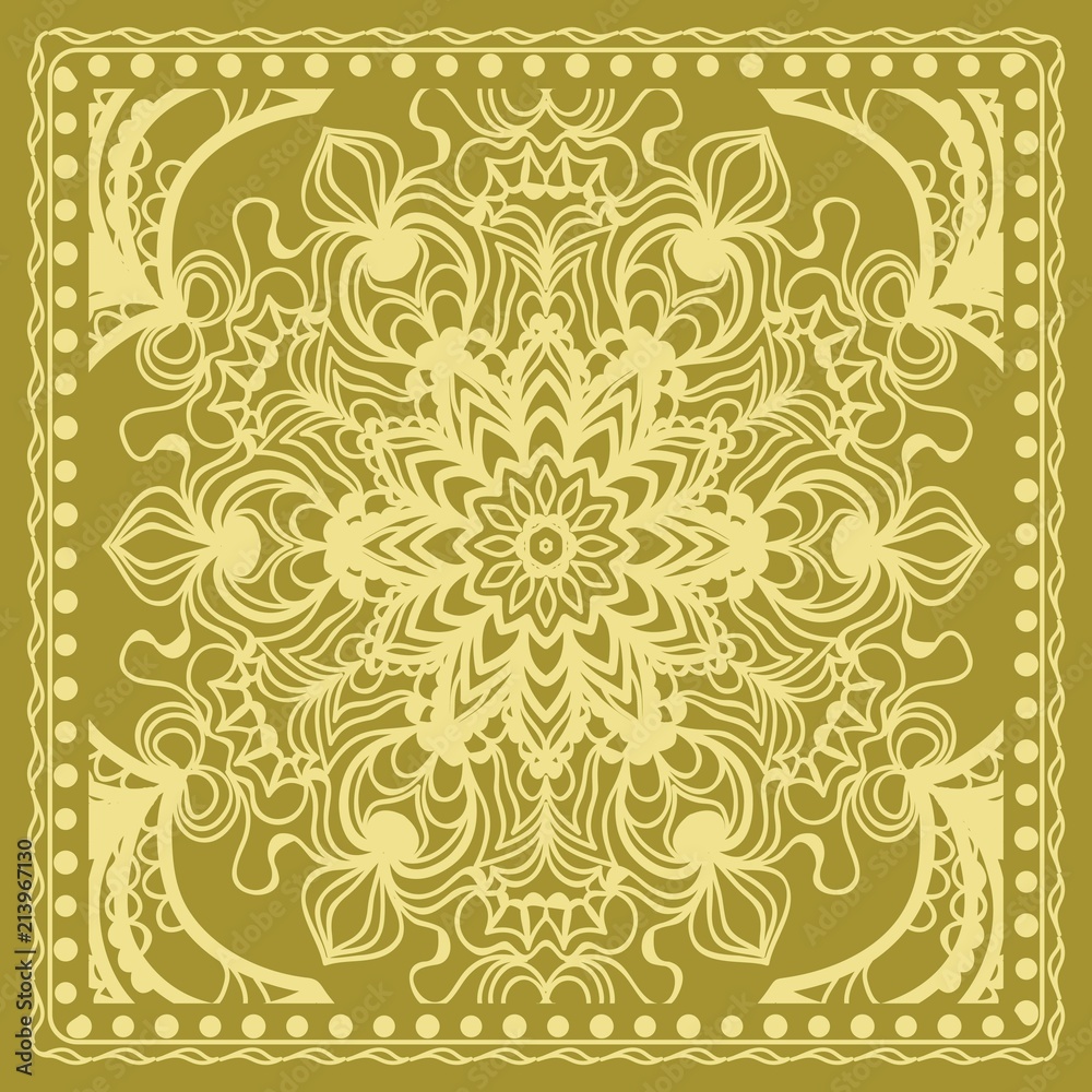 Floral geometric ornament. vector illustration. Floral geometric ornament. vector illustration.