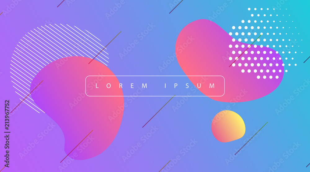 Obraz premium Vector geometric background. Web banner, flyer design