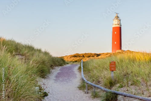 Leuchtturm Eierland auf der Insel Texel in den Niederlanden