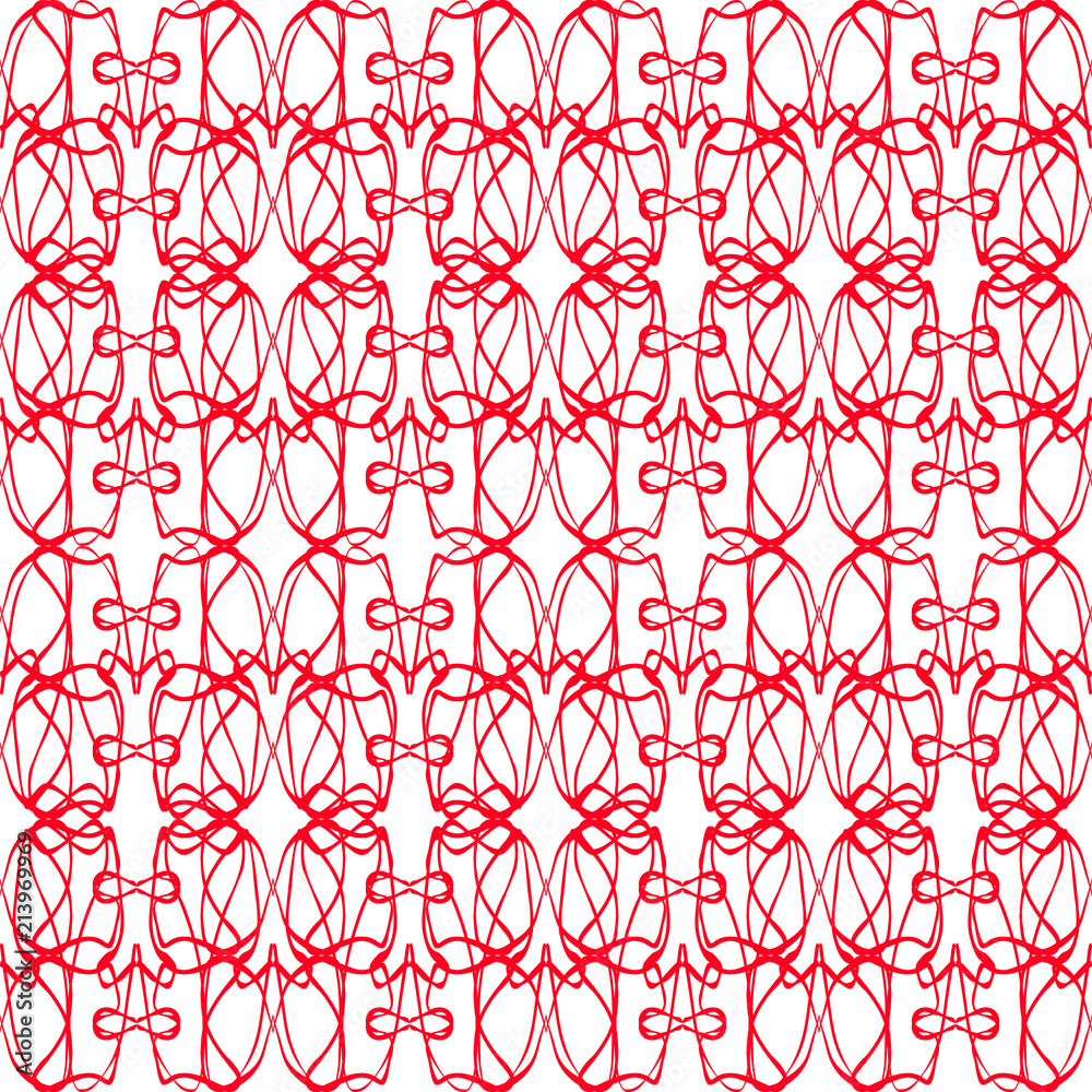 Fototapeta premium colored retro abstract seamless pattern in a geometric style classic color with geometric shapes vector illustration for your design