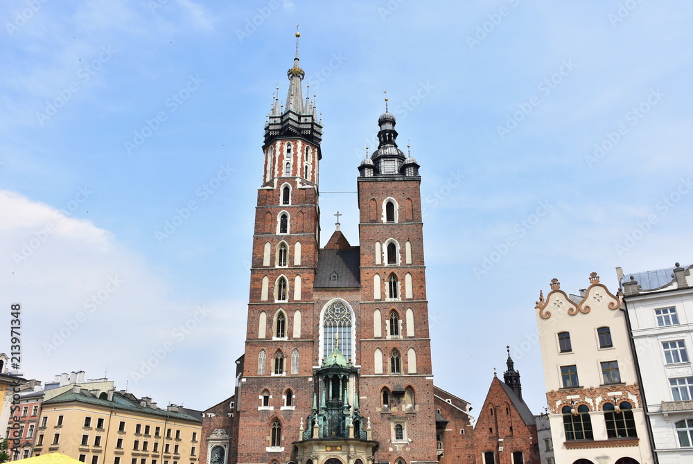 Mariacki church in Cracow,Poland