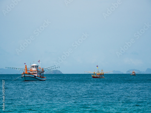 fishing boat in the sea Thailand