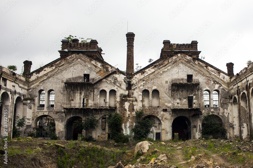 An old abandoned factory. Krayan Odessa 