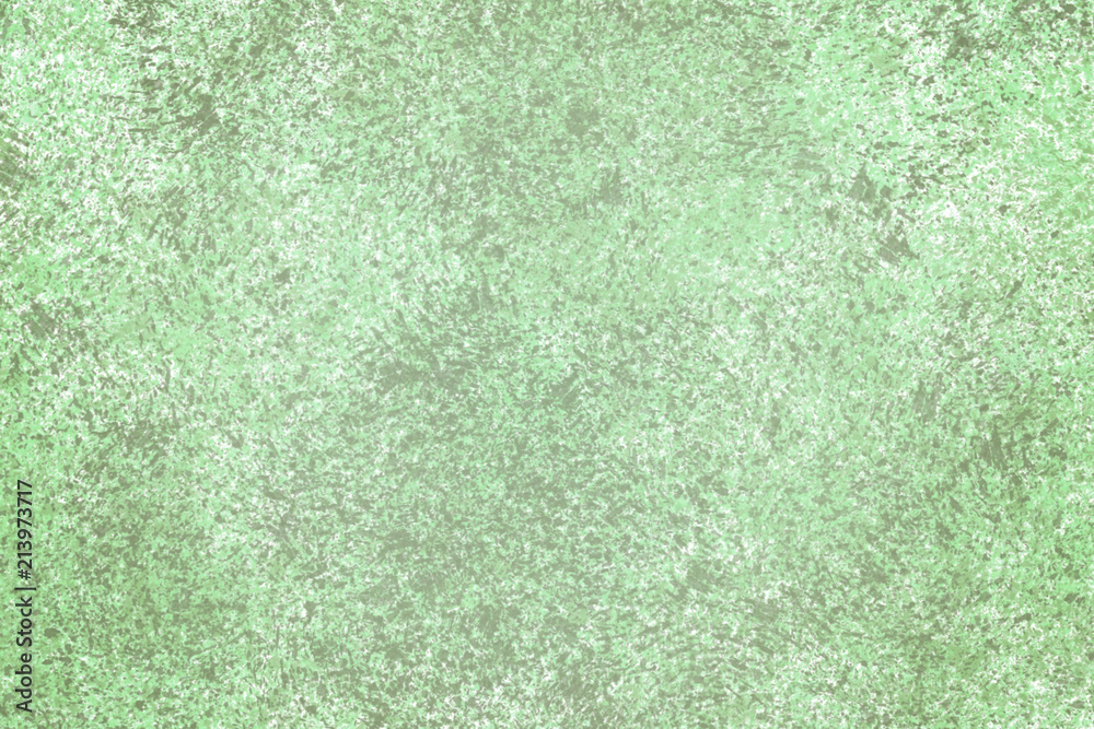 Fototapeta premium Green Textured Background with a Sponged Type Effect