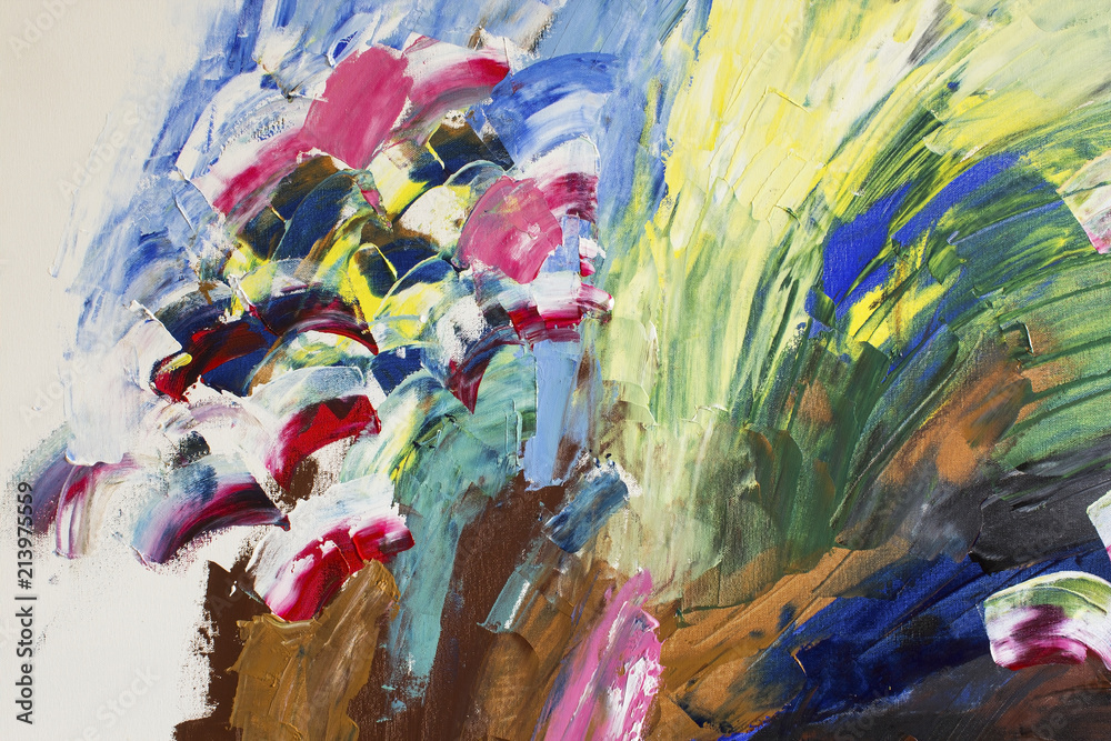 Fototapeta premium Malowanie jako tło