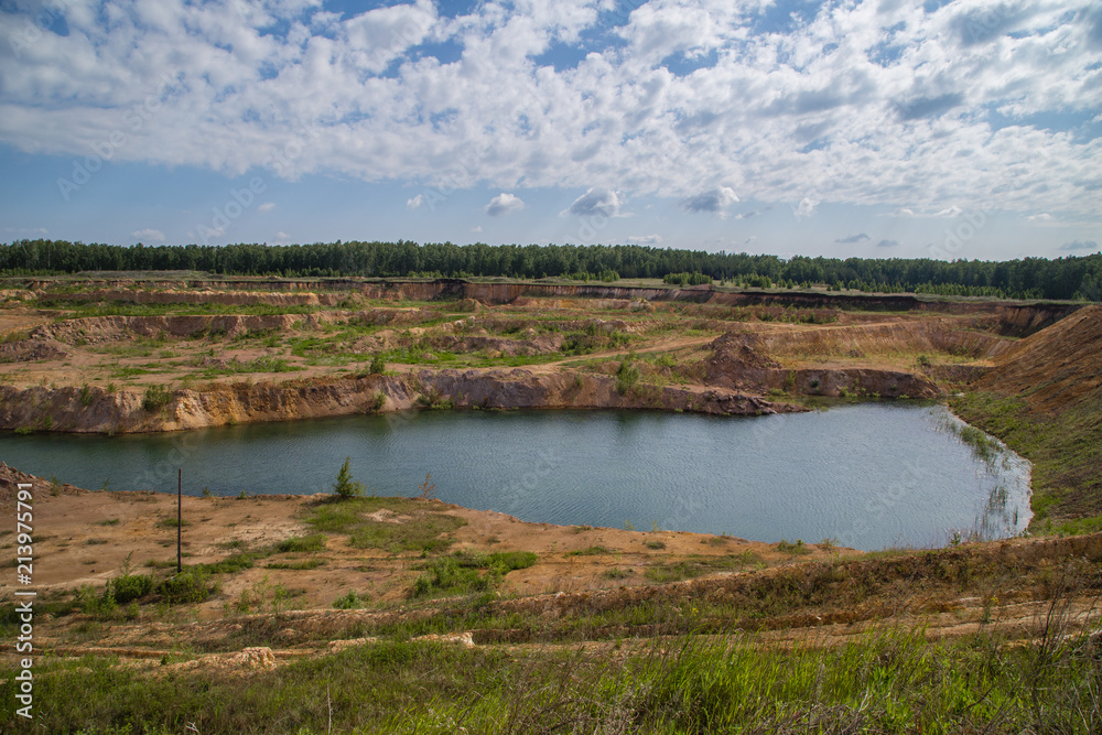 Gold and silver ore open pit quarry mining technology
