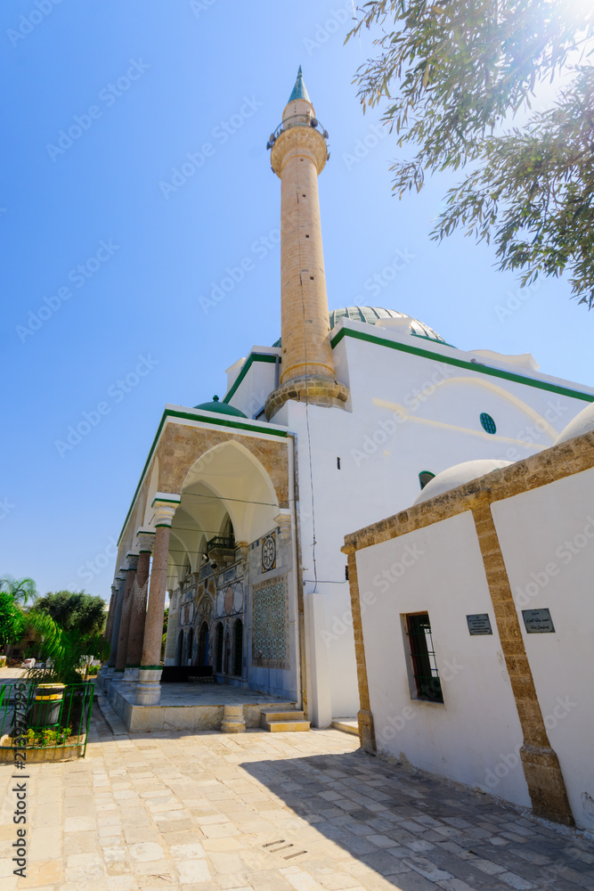 El-Jazzar Mosque (the white mosque) in Acre (Akko)