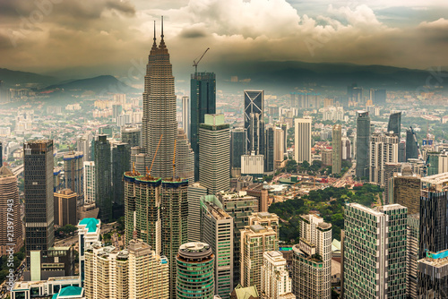 Photography Cityscape of Kuala Lumpur, Malaysia.