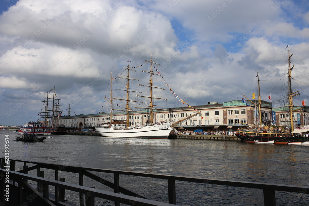 Tall Ships in Boston Harbor