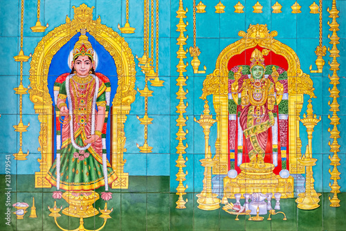 Photography Sri Maha Mariamman Temple Dhevasthanam, Kuala Lumpur, Malaysia.