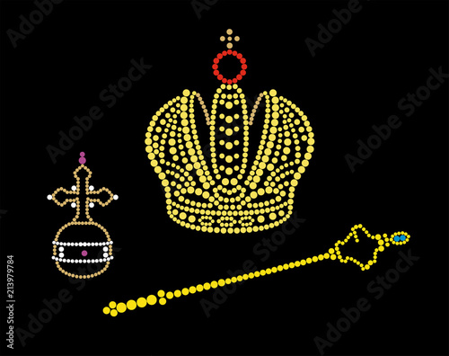 Crown, scepter, power