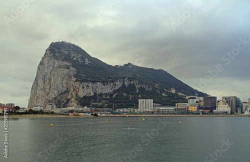 View to the rock of Gibraltar