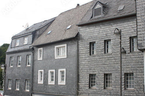 Schieferarchitektur, Schieferhäuser in Simmern