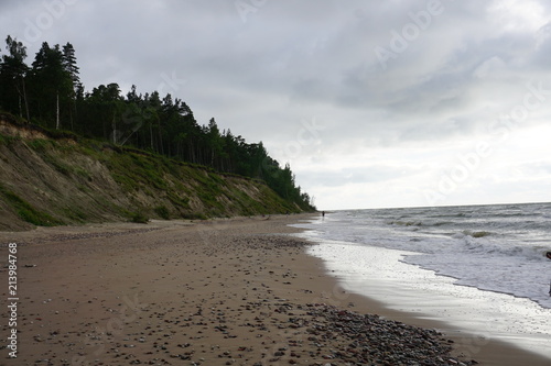Fototapeta Naklejka Na Ścianę i Meble -  the Baltic Sea in a storm