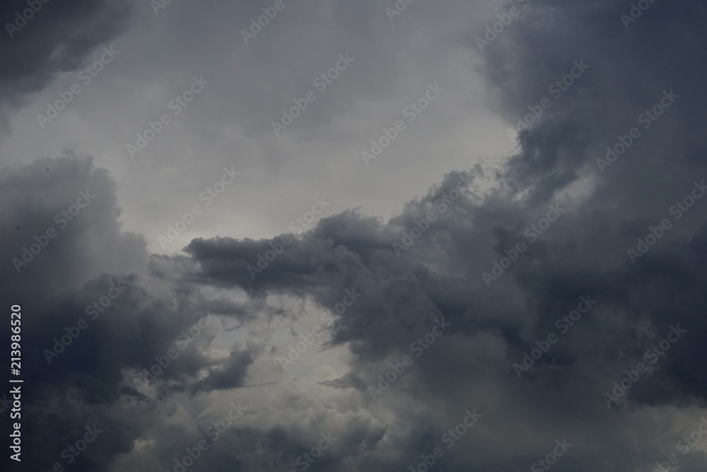 Thunderstorm clouds