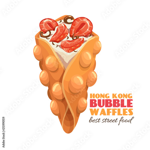 Hong kong bubble waffle