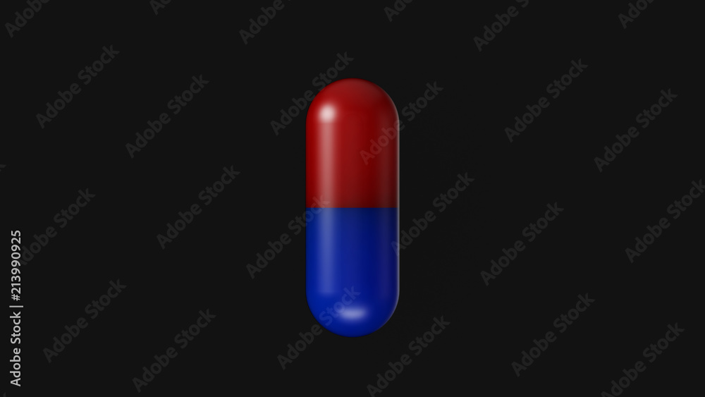 Red Blue Pill 3d illustration Red Blue Pill 3d illustration