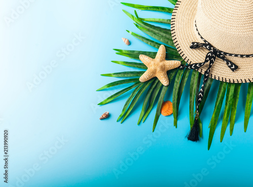 Foto Traveler accessories, summer background