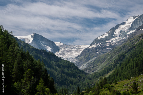 Gletscher im Turtmanthal in der Schweiz Natur pur