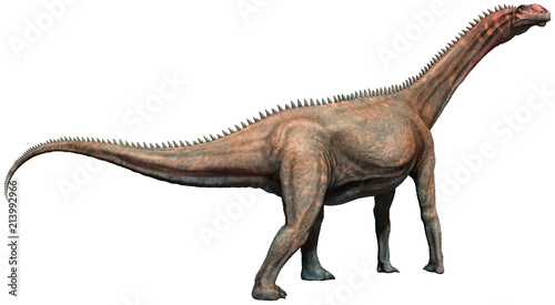 Mierasaurus from the Cretaceous era 3D illustration © warpaintcobra