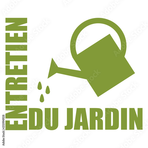 Logo entretien du jardin.