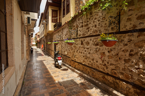 Fototapeta Naklejka Na Ścianę i Meble -  Streets of old town Kaleici - Antalya