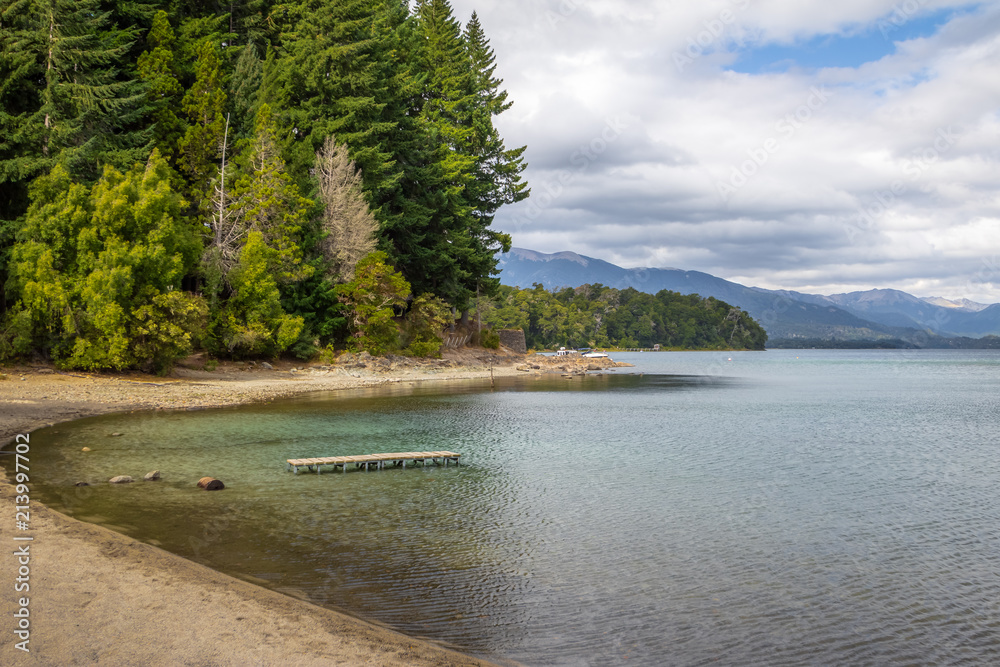 Bahia Mansa Bay at Nahuel Huapi Lake - Villa La Angostura, Patagonia, Argentina