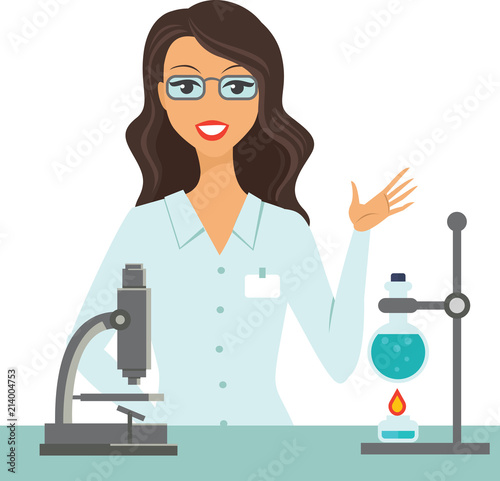 Scientific research concept