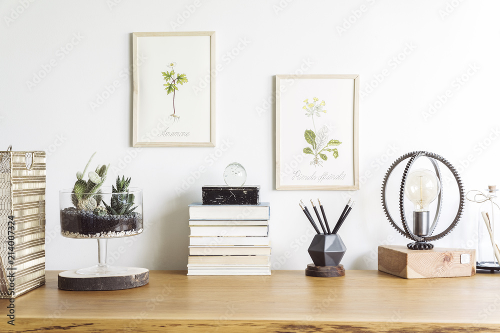 Stylish and minimalistic desk