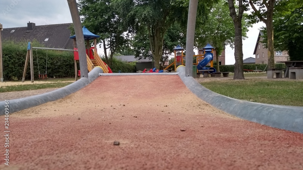 Obraz premium Kids playground made of steel