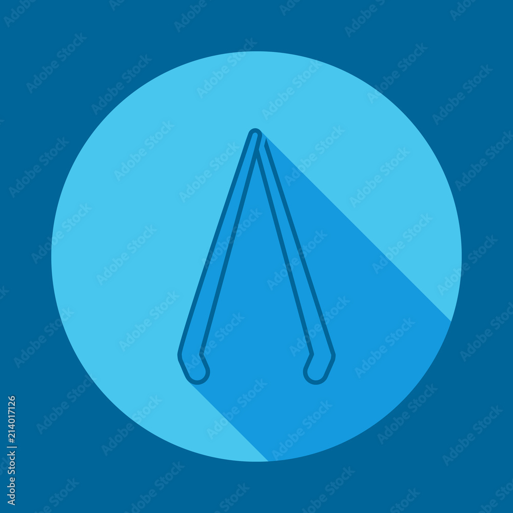 Medical tweezers flat long shadow icon. Element of medicine icon for mobile concept and web apps. Long shadow Medical tweezers icon can used for web and mobile Medical tweezers flat long shadow icon. Element of medicine icon for mobile concept and web apps. Long shadow Medical tweezers icon can used for web and mobile