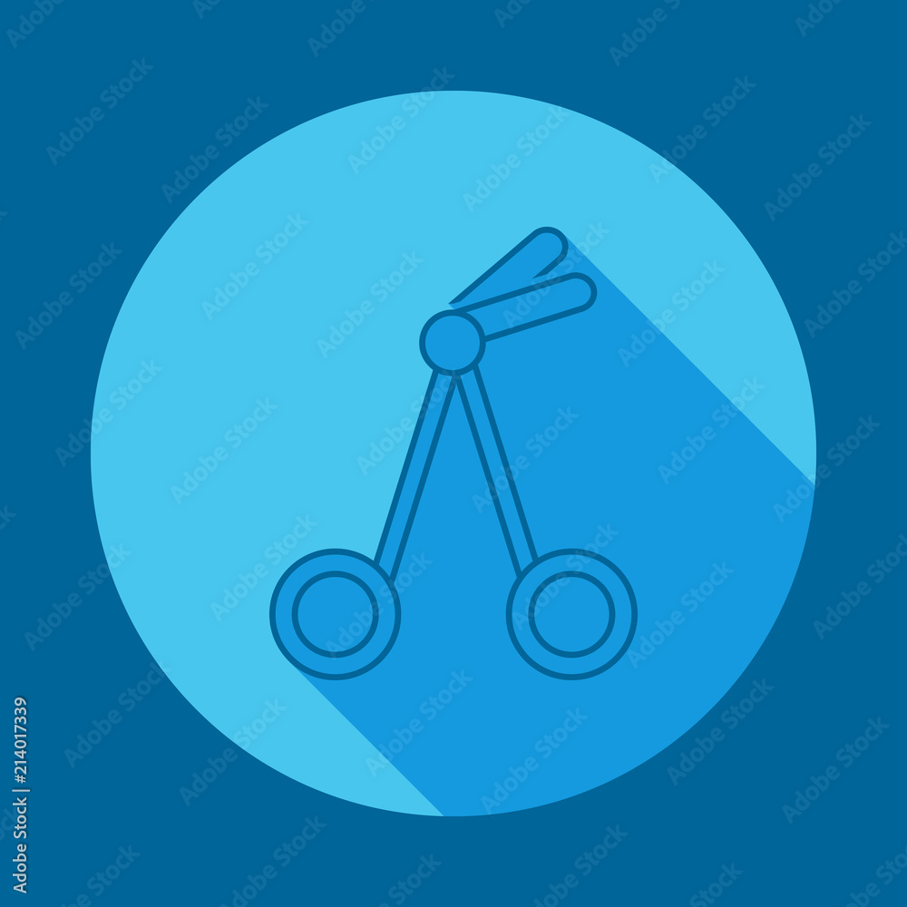 Surgical scissors flat long shadow icon. Element of medicine icon for mobile concept and web apps. Long shadow Surgical scissors icon can used for web and mobile Surgical scissors flat long shadow icon. Element of medicine icon for mobile concept and web apps. Long shadow Surgical scissors icon can used for web and mobile