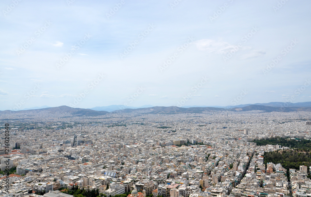Athens panoramic view