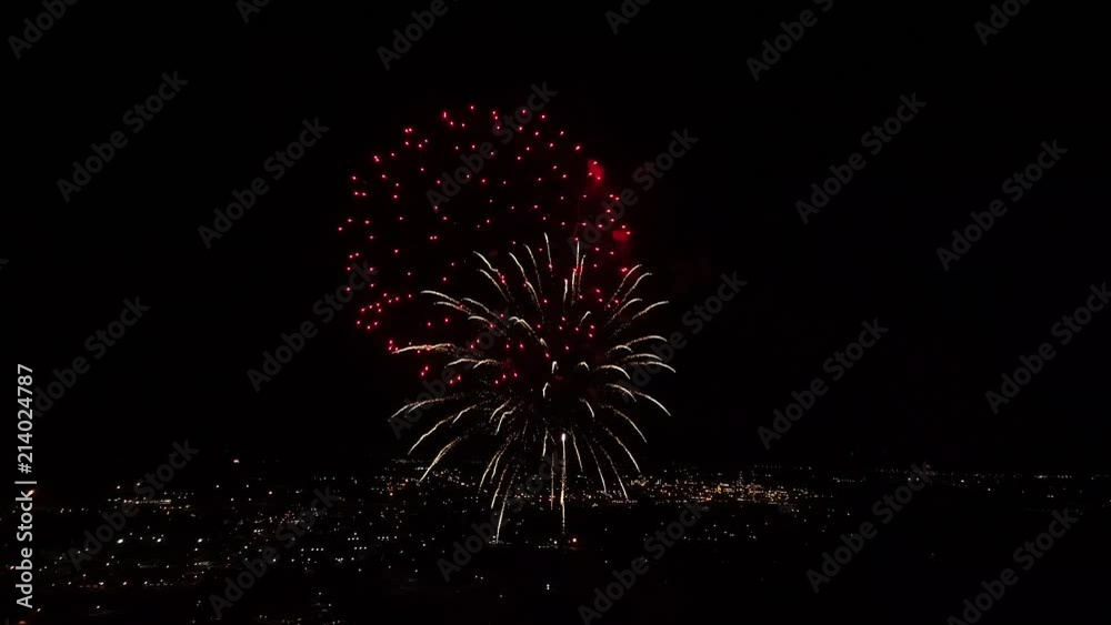 Fireworks on 4th of july in Tulsa Oklahoma Fireworks on 4th of july in Tulsa Oklahoma