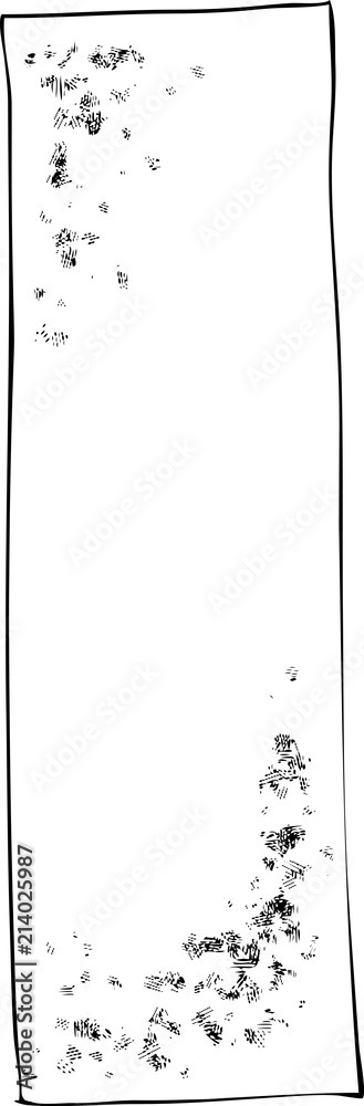 Monochrome Dirty Hand drawn banner Monochrome Dirty Hand drawn banner