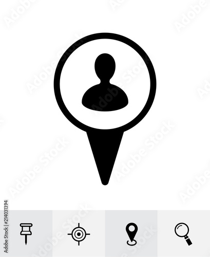 Wallpaper Mural Map and location icons with White Background
 Torontodigital.ca