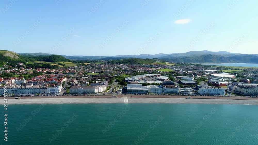 Pan shot of Llandudno promenade 1080p Pan shot of Llandudno promenade 1080p