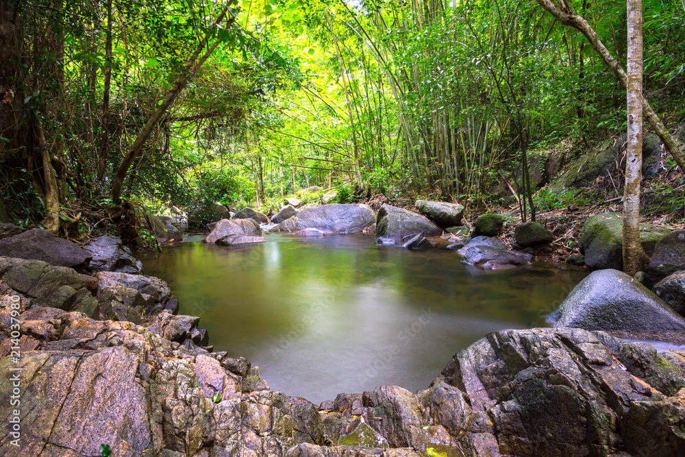 Kathu Waterfall in Phuket is a conservation area surrounding with the lush green forest. There need to do a bit hiking on these, however, it's worth for the natural splendour. Kathu Waterfall in Phuket is a conservation area surrounding with the lush green forest. There need to do a bit hiking on these, however, it's worth for the natural splendour.
