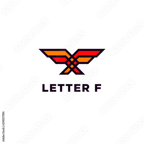 Letter F Logo. (ID: 214037984)