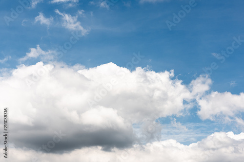 Blue sky with clouds  Cloudscape nature background.